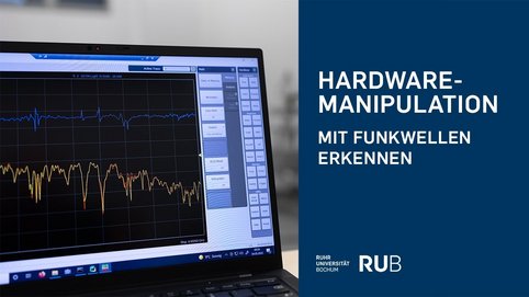 Die Bochumer Forscher Paul Staat und Johannes Tobisch entwickeln eine Technik, die mittels Funkwellen Manipulationen an Hardware erkennen kann.