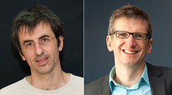 Gilles Barthe (links) und Christof Paar werden Gründungsdirektoren des neuen Max-Planck-Instituts für Cybersicherheit und Schutz der Privatsphäre in Bochum.