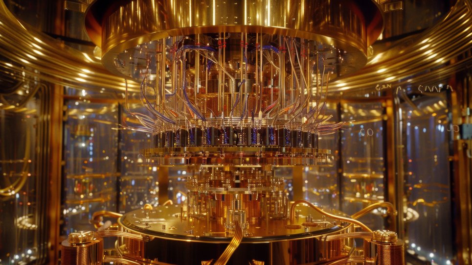 Picture of a quantum computer