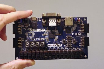 Unlike conventional computer chips, Field Programmable Gate Arrays can be flexibly programmed. Unlike conventional computer chips, Field Programmable Gate Arrays can be flexibly programmed.